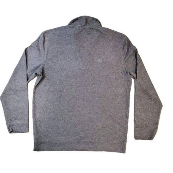 Calvin Klein Quarter Zip Sweater Mens Size Medium Gray Turtleneck Pullover - Picture 8 of 10